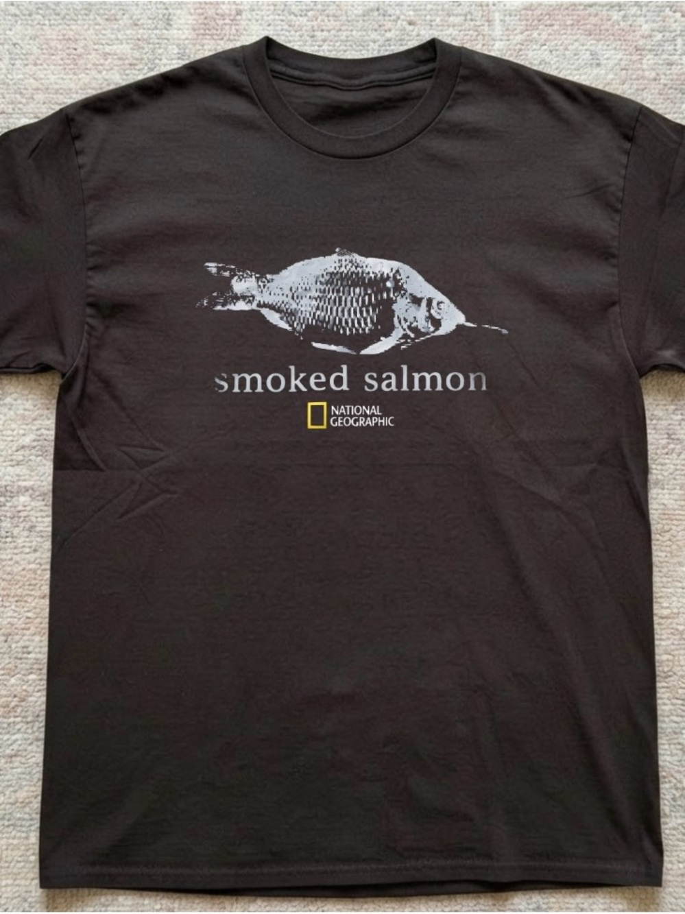 National Geographic Men’s 'Smoked Salmon' Graphic T-Shirt - Black